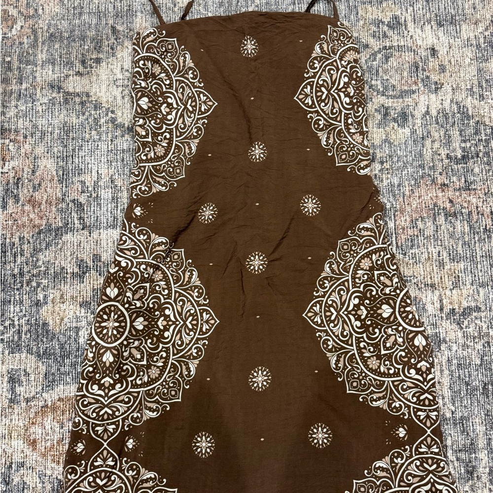NWOT Abercrombie Scarlett Strapless Skort Bandana